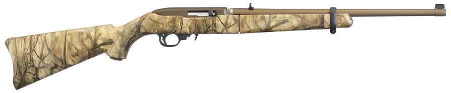 Ruger 10/22 Td 22lr Brnz/camo 18.5"